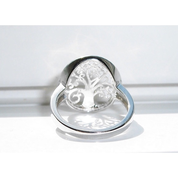 925 STERLING SILVER Large Tree Of Life Ring - Picture 9 of 15